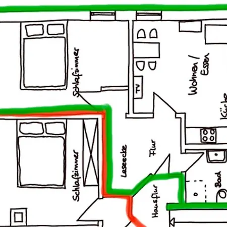 Shared Holiday In Two Separate Flats Апартаменты Брилон